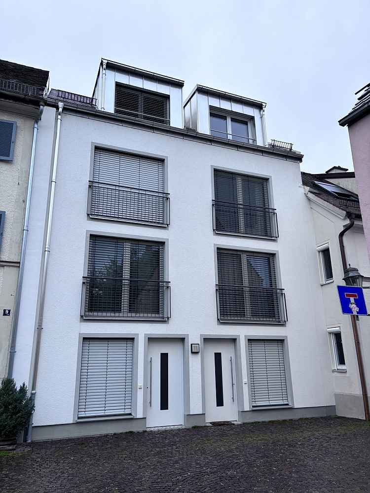 eco+ architekten - Projekt: Neubau eines Mehrfamilienhauses mit 6 Wohneinheiten im Passivhausstandard in einer Baulücke